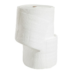 SpillTech WRSL150H Protector White 100% Polypropylene Oil-Only Split Roll - 2 Pack