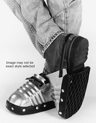 Ellwood Safety Men's Aluminum Alloy Metal Foot Guards with Full Rubber Sole - Pair