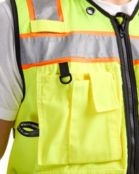 Blaklader 313218313399 Hi-Vis Surveyor's Vest, front