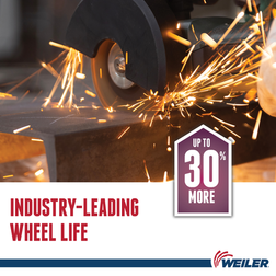 Weiler 58302 Tiger Ceramic Cutting Wheels, 6 in. dia., 0.045 in. Thick - Box of 25