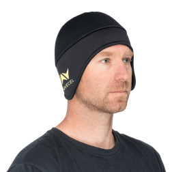 Wavecel 80-00-0036 Cold Weather Helmet Liner on worker 45 degree angle