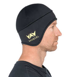 Wavecel 80-00-0036 Cold Weather Helmet Liner on worker, side angle