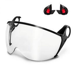 KASK WKI00020-500 Zen Visor Kit (Visor + Adapters), Clear, with adapters