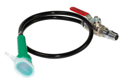 Handheld Drench Hose for Keg-Mounted Eye Wash, (1) In-Line Nozzle
