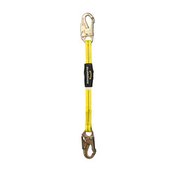 Guardian 01250 Single Leg Non-Shock Absorbing Lanyard with Snap Hooks, Multiple Lengths