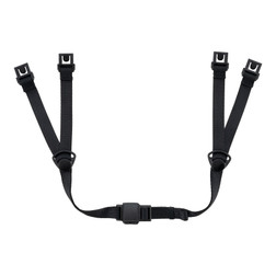 Hardknock 800-0-01 Black FIDLOCK Buckle 4-Point Chinstrap