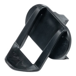 Hardknock 875-2-01 Black Rail-Mounted Pen Clip - Each