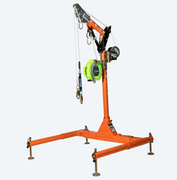 Falltech 6050428WRB 5pc Confined Space Davit System 12" to 29" with 60 FT-R SRL-R and 60 FT Personnel Winch | Each