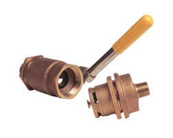 Justrite 08214 NPS/NPT Brass Tip-Over Protection Kit - Each