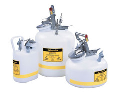 Justrite 12160 1 gal Quick-Disconnect Disposal Safety Can - Each