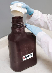 Justrite 12943 Large Polypropylene Carboy with Spigot - Each