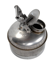 Justrite 1323 Stainless Steel Disposal Safety Can - Each