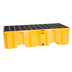 Justrite 1620 High Density Polyethylene 66 gal Spill Containment Pallet - Each