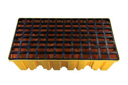 Justrite 1620 High Density Polyethylene 66 gal Spill Containment Pallet - Each