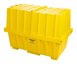 Justrite 1626 4000 lb 2 x 7 in 2 Drum Low Profile Workstation - Each