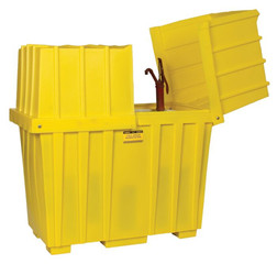 Justrite 1626 4000 lb 2 x 7 in 2 Drum Low Profile Workstation - Each