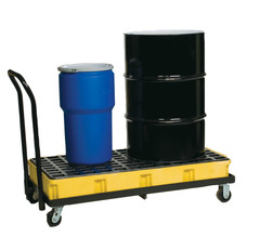 Justrite 1637 2000 lb Spill Containment Cart and Pallet - Each