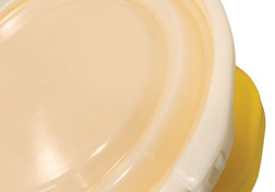 Eagle 1652 Yellow High Density Polyethylene Barrel Drum - Each