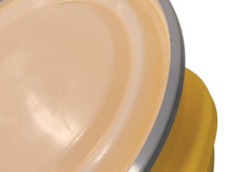 Eagle 1654 Yellow High Density Polyethylene Barrel Drum - Each