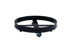 Justrite 1698 Black Steel Heavy Duty Drum Dolly - Each
