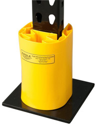 Justrite 1702 High Density Polyethylene Rack-Shelf Guard - Each
