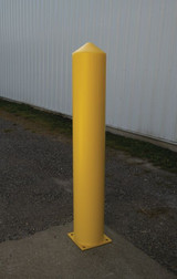 Justrite 1737 8 in High Density Polyethylene Fluted Bollard Cover - Each