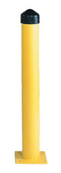 Justrite 1769 High Density Polyethylene Black Post Cap - Each