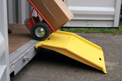 Justrite 1795CR 750 lb Yellow Shipping Shipping Container Ramp - Each