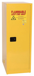Justrite 1946X 18 gauge Steel Space Saver Flammable Liquid Safety Cabinet - Each