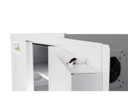Justrite 231703 Gray 18 gauge Cold Rolled Steel Lithium-Ion Battery Charging Cabinet - Each
