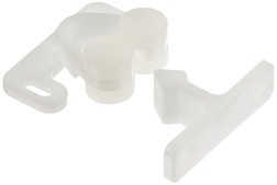 Justrite 24166 Wood Acid Cabinet Door Roller Catch - Each