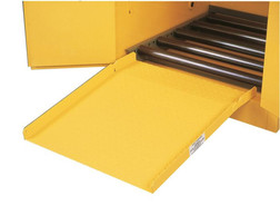 Justrite 25932 Yellow Steel Drum Ramp - Each