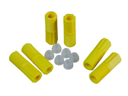 Justrite 28121 ETFE (Ethylene Tetrafluoroethylene) Compression Fitting - Each