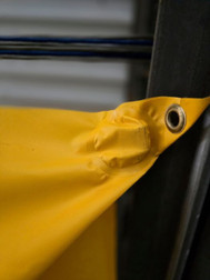 Justrite 28300 Yellow PVC Coated Fabric Ceiling Leak Diverter - Each