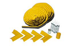 Justrite 28465 2 in 5-1/2 in Make-A-Berm Custom Spill Containment Kit - Each