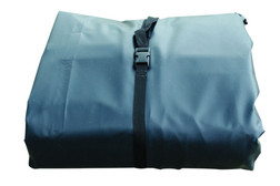 Justrite 28570 Black PVC Coated Fabric 4-Zone Decontamination QuickBerm Spill Containment Berm - Each