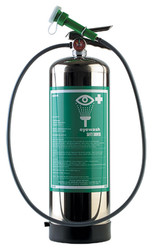 Hughes 28GEW Green Pressurized Portable Self-Contained Eye Wash Station - Each