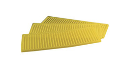 Eagle 3045XKIT High Density Polyethylene Yellow Cabinet Shelf Tray Kit - 3/Pack