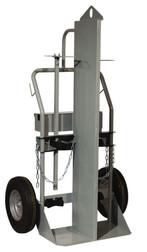 Justrite 35050 2 600 lb Double Cylinder Hand Truck - Each