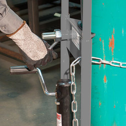 Justrite 35054 1000 lb Lift-and-Load Single Cylinder Hand Truck - Each