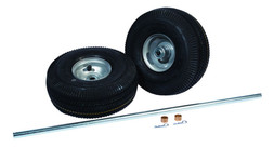Justrite 35382 4 in 28.75 x 0.625 in Replacement Pneumatic Wheel and Axle Set - Each
