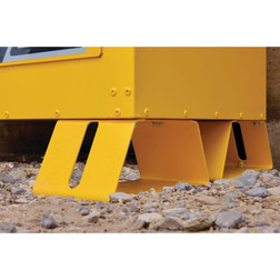 Justrite 813000 Yellow 18 gauge Steel Outdoor Flammable Cabinet - Each