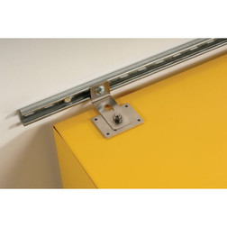 Justrite 84000 Steel Seismic Bracket Adapter Kit without Drill - Each