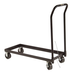 Justrite 84001 Black Rolling Cart - Each