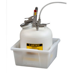 Justrite 84003 5 gal Polyethylene HPLC Can Spill Basin - Each