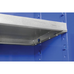 Justrite 8612287 Royal Blue 18 gauge Steel US Navy Hazardous Material Cabinet - Each