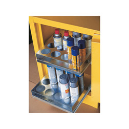 Justrite 890500 4 gal Yellow Sure-Grip EX Benchtop Flammable Cabinet - Each