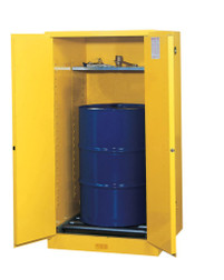 Justrite 8915065 Royal Blue 18 gauge Steel Corrosives/Acids Safety Cabinet - Each