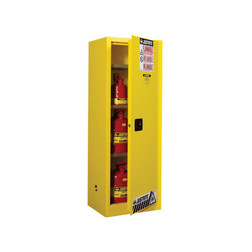 Justrite 892200 18 gauge Steel Sure-Grip EX Slimline Flammable Cabinet - Each