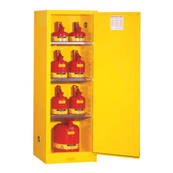 Justrite 892200 18 gauge Steel Sure-Grip EX Slimline Flammable Cabinet - Each